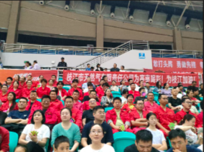 觀(guān)賽凝心 拼搏聚力——公司組織員工赴枝江市文體中心觀(guān)看籃球賽事